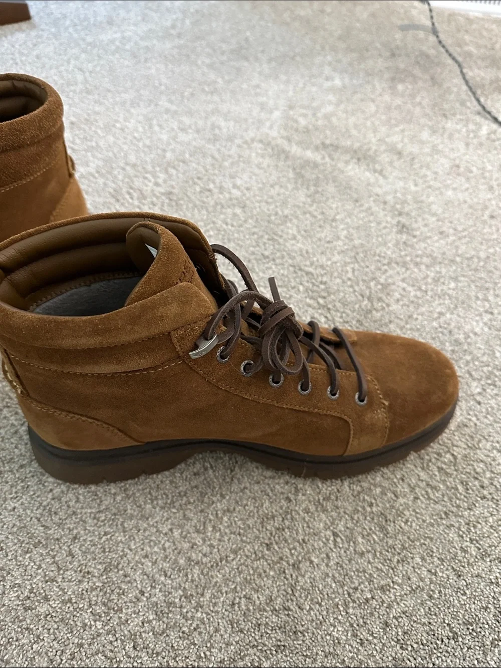 Sperry Watertown LTT waterproof Men's Suede Chukka Boots in Cognac Brown size 10